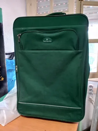 Maleta grande Samsonite verde