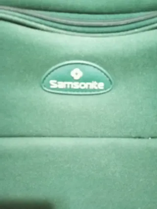 Maleta grande Samsonite verde