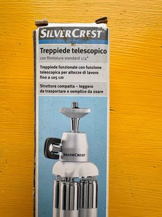 Treppiede telescopico con filettatura standard 1/4