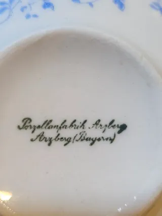 Juego de café Arzberg Blue Blossom