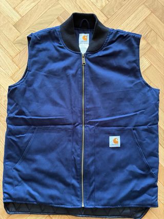 Chaleco Carhartt Azul Vintage Retro Rework