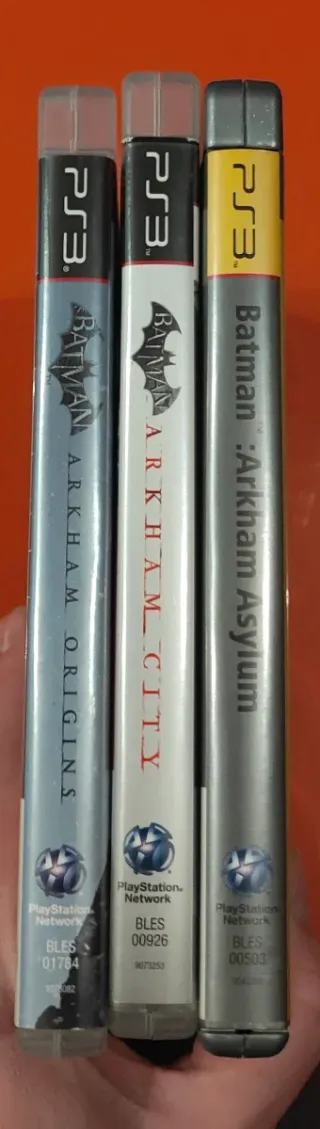 COLECCIÓN JUEGOS BATMAN ARKHAM PS3 🇪🇦