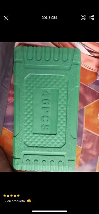 Juego de carraca 46 piezas