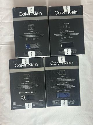 Pack 3 Bóxers Calvin Klein Microfiber