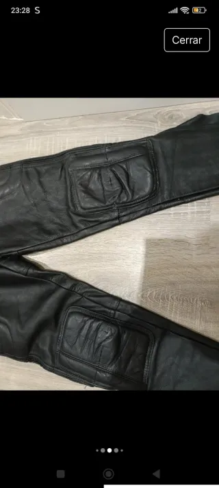 Pantalón Cuero Mototecnica Vintage Talla 52