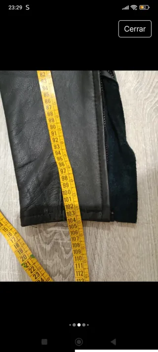 Pantalón Cuero Mototecnica Vintage Talla 52