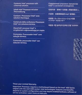 Procesador INTEL CORE