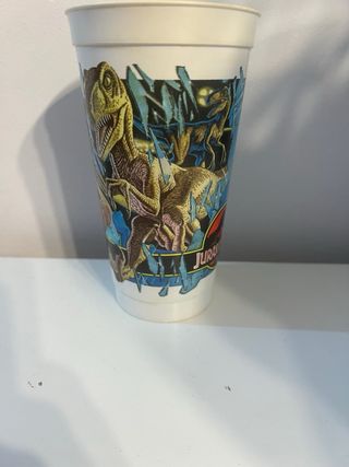 Vaso McDonald's Jurassic Park Velociraptor 1993