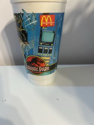 Vaso McDonald's Jurassic Park Velociraptor 1993