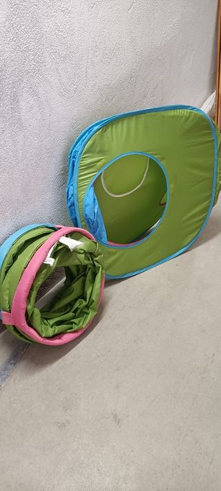 Tienda y túnel infantil plegable Ikea
