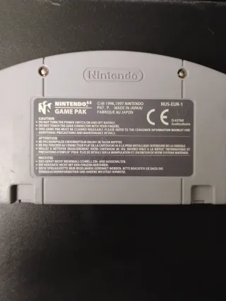 Cartucho Super Mario 64 Nintendo N64