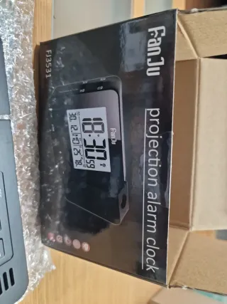 Reloj despertador con proyector FanJu