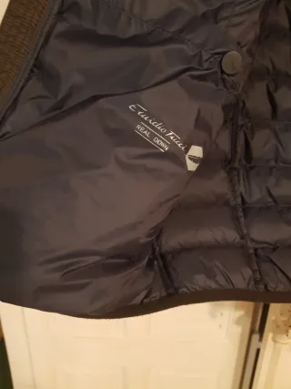 Chaleco acolchado hombre marrón