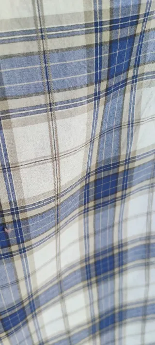 Camisa de manga corta de cuadros Green Coast