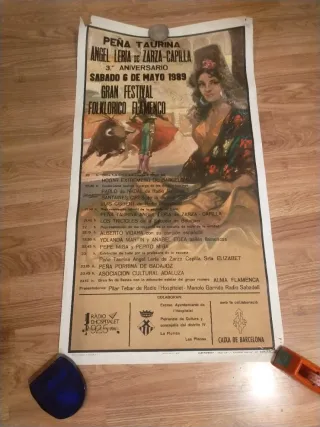 Cartel Festival Folklórico Flamenco 1989