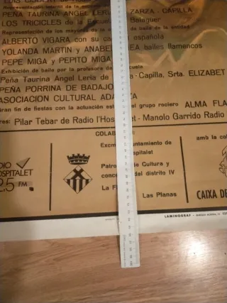 Cartel Festival Folklórico Flamenco 1989