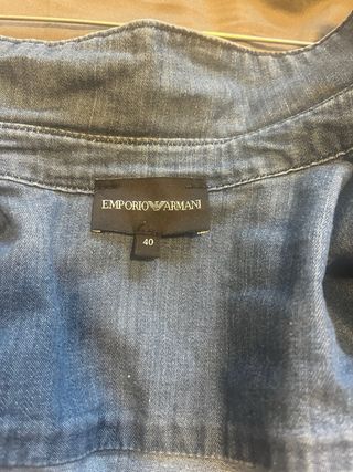 Camisa Vaquera Emporio Armani Talla 40