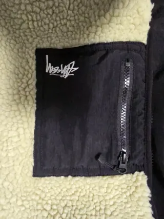 Forro polar Reversible Stussy Beige/Negro