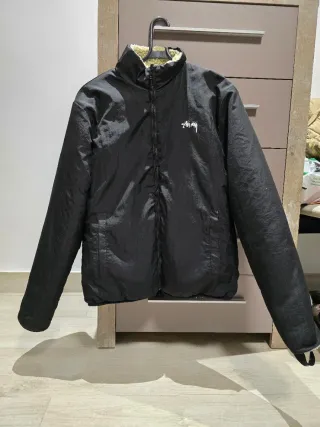 Forro polar Reversible Stussy Beige/Negro