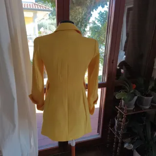 Blazer lungo/cappottino giallo