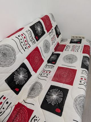 Sofá cama estampado