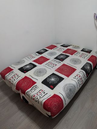 Sofá cama estampado