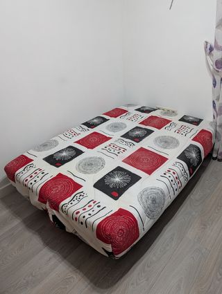 Sofá cama estampado