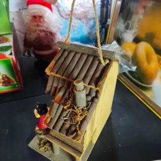 Casa Heidi Souvenir Antigua de madera para colgar