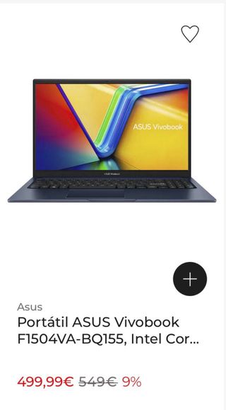 Portátil Asus Vivobook 15 Nuevo