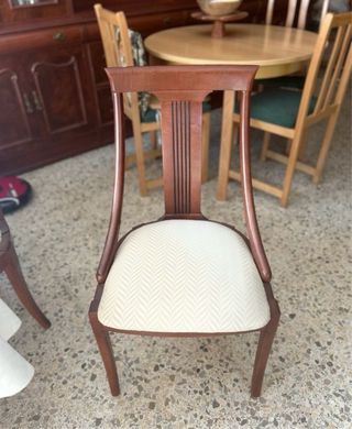 Mesa extensible comedor y 6 sillas