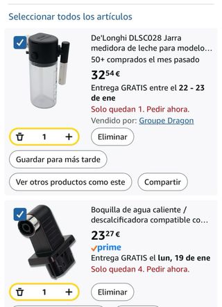 Cafetera Delonghi Magnífica Evo