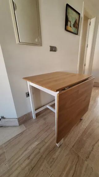 Mesa Plegable Pinntorp Ikea Madera.