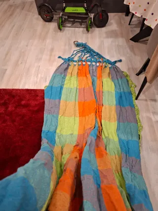 Hamaca de Algodón Colorida de Brasil