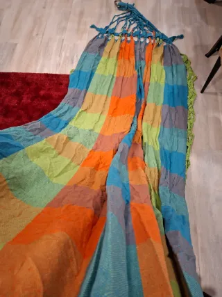 Hamaca de Algodón Colorida de Brasil