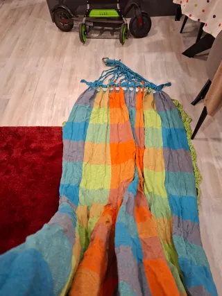 Hamaca de Algodón Colorida de Brasil