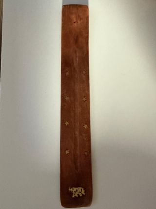 Portainciensos de madera con elefante