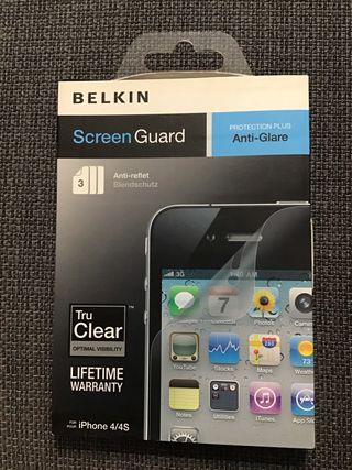 Protettore Schermo iPhone 4/4S Belkin Antiriflesso