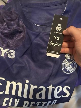 Camiseta Real Madrid Y-3 Morada 4ª Equipación