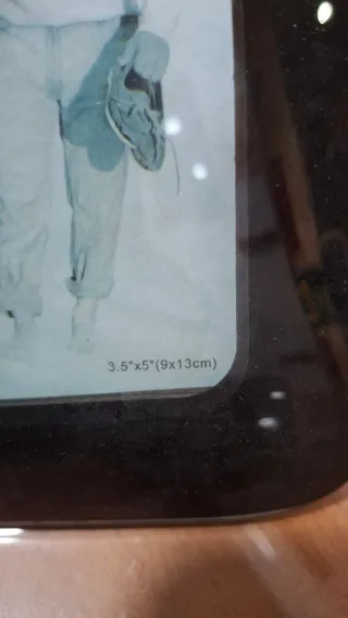 Marco de fotos triple negro