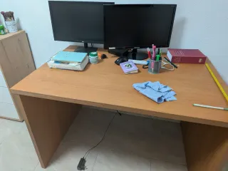 Mesa de escritorio madera maciza