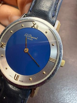 S.T. Dupont Paris Acciaio Blu