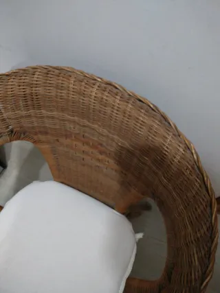 Silla mimbre Ikea