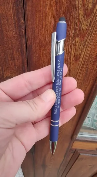 BOLIGRAFO CON TINTA NEGRA Y TACTIL