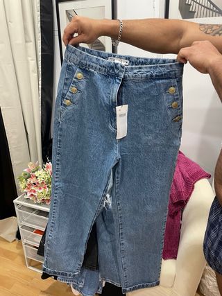 Pantalones Zara y STRADIVARIUS