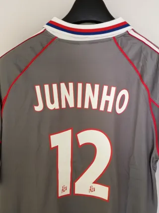 Camiseta Olympique Lyon retro. Juninho 12. L