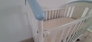 Cuna Micuna blanca con cajón