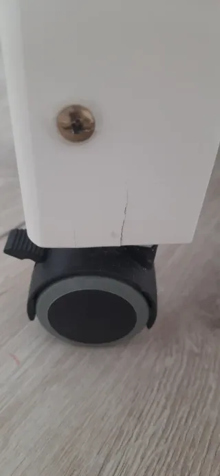 Cuna Micuna blanca con cajón