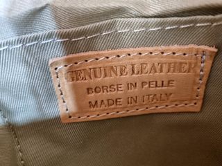 Bolsito de Piel Genuina - Camel - Italy
