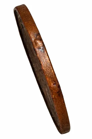 Moneda 5 céntimos España 2001. Exceso metal