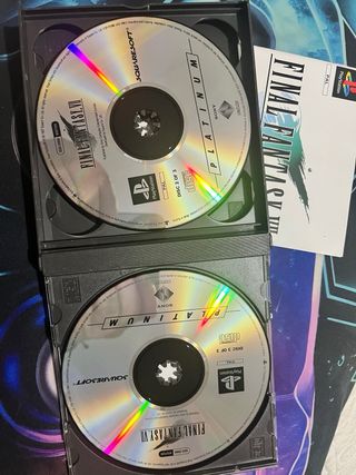 Final Fantasy VII Platinum PS1 PAL